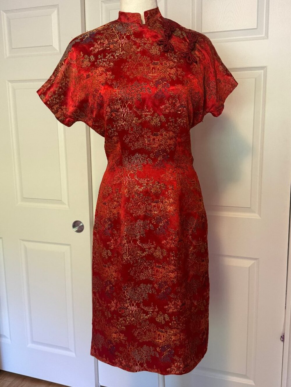 Handmade Qipao Cheongsam Silk Dress - Gorgeous!